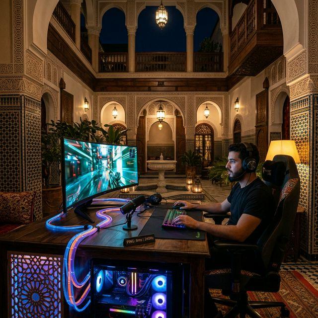 Fibre Optique & Gaming : Le guide pour réduire votre Ping au Maroc